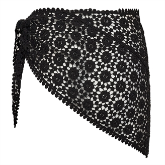 Co'Couture CalinCC Crochet Scarf Skirt Black